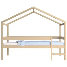 Weber Industries Hausbett MIKA 90 x 190 cm Holz natur beige