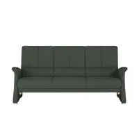 himolla Vorziehsofa aus Echtleder 6001 ¦ grün ¦ Maße (cm): B: 210 H: 102 T: 86