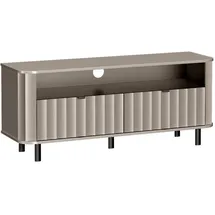 beautysofa Nevada TV-Lowboard 137x57x40,5 cm Grau Holzwerkstoff