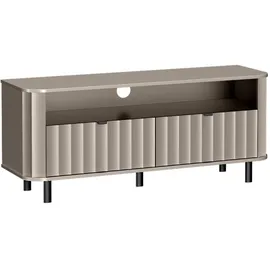 beautysofa Nevada TV-Lowboard 137x57x40,5 cm Grau Holzwerkstoff