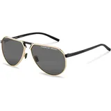 Porsche Design P8938 c gold, black, Sunglass frames, 64-14-145, Standard - 64