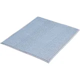 KLEINE WOLKE Badteppich Zigzag, Hellblau