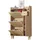 stilvora Schuhschrank 90x17x125 cm Natur