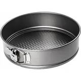 Kadax Springform "Garonne", runde Backform aus Stahl mit Antihaftbeschichtung, Silber, 20 cm