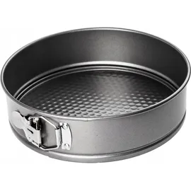 Kadax Springform "Garonne", runde Backform aus Stahl mit Antihaftbeschichtung, Silber, 20 cm