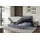 altdecor Boxspringbett mit Matratze und Topper, Polsterbett mit Bettkasten, Bett mit Stauraum H4-Matratze, Doppelbett, Springboxbett - EDITA - Dunkelgrau Samt