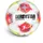 derbystar Bundesliga Club TT Fußball Trainingsball 2024/25 weiss/orange/pink 5