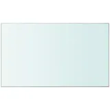 Ailgely Glasboden Glasscheibe Glasplatte, Glasregal Glasablage Wandregal Glas Bad-Regal Glas Badezimmer Regal Badablage Ablageregal für Glasregal Transparent 50 cm x 30 cm