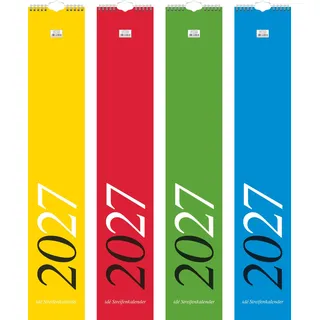 2027 Rido Streifenplaner / Streifenkalender 12x66cm