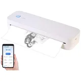 Callstel Mobiler Akku-Thermodrucker Weiß