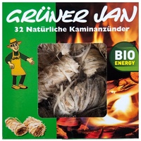 Grüner Jan 32 Öko Kaminanzünder Grillanzünder Holzanzünder Kohleanzünder Wachs Holzwolle