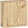 Akord Badezimmerschrank, Eiche Artisan, Holzwerkstoff, Nachbildung, Holz Optik, 2 Fächer, Rechteckig, 60x60x22.5 cm, Badezimmer, Badezimmerschränke, Hängeschränke