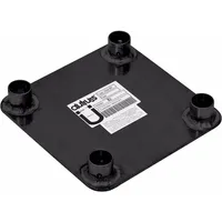 Alutruss DECOLOCK DQ4-SBP Bodenplatte sw, Montage Lichttechnik, Schwarz