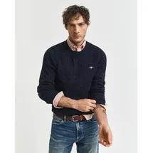 GANT Rundhalspullover Blau L