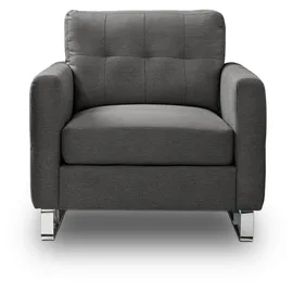 MID.YOU 1,5-Sitzer-Sofa Hera Grau