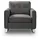 MID.YOU 1,5-Sitzer-Sofa Hera Grau