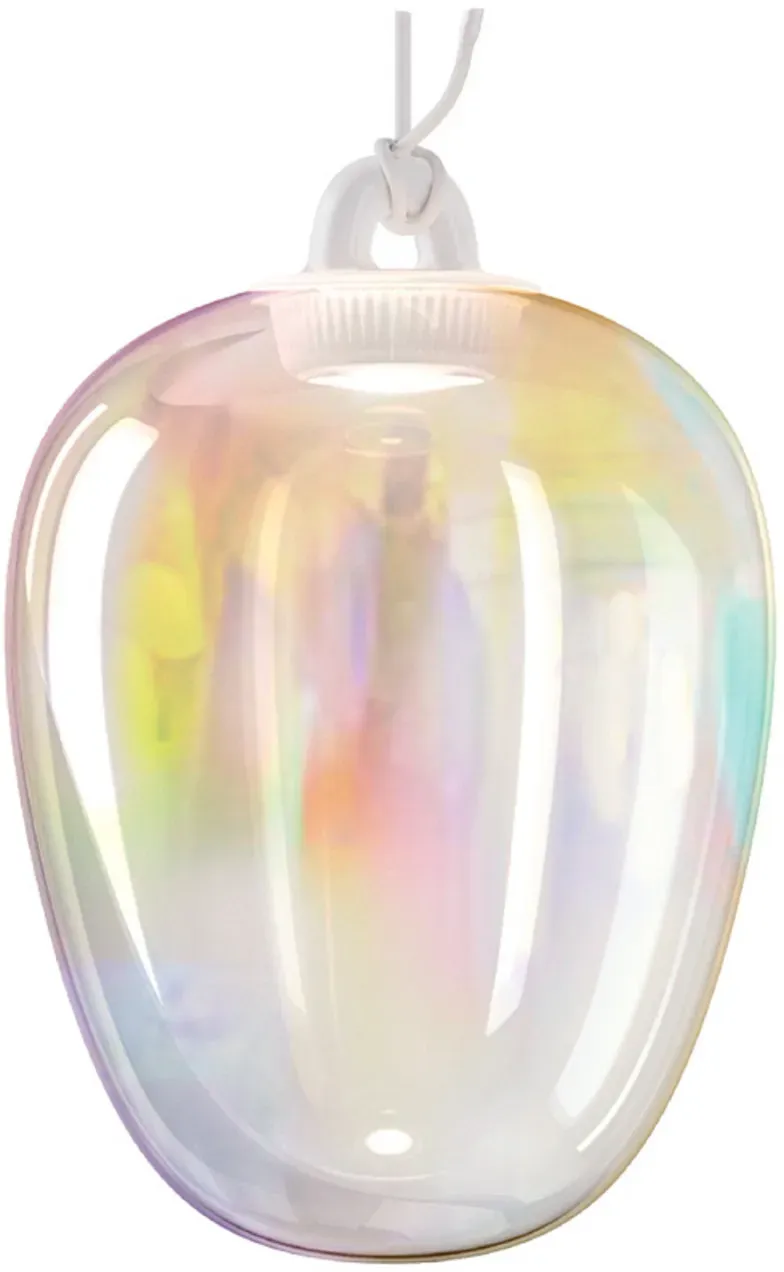 Pendelleuchte Lodes, Multicolor, für Wohnzimmer, Glas - 29.6