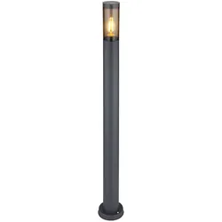Stehleuchte, IP44, rauchig, anthrazit, E27, H 110cm