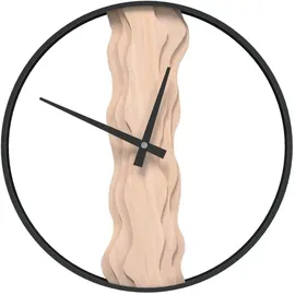 vidaXL Wanduhr Ø35 cm NA braun