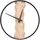vidaXL Wanduhr Ø35 cm NA braun