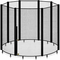 AWM Trampolin Sicherheitsnetz Deluxe | Ersatznetz | Netz 305, 366, 400, 430 cm | Außenliegend | Reißfest & Witterungsbeständig (8-Stangen System, 427-430 cm)