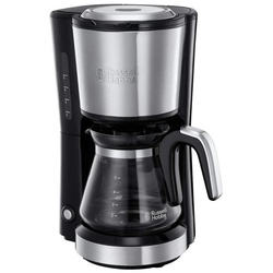 RUSSELL HOBBS Filterkaffeemaschine Mini Compact Home 24210-56 5 Tassen 0,625L 650W, 0.625l Kaffeekanne silberfarben