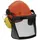 BULLSTAR Forst-Schutzhelm Peltor Master orange