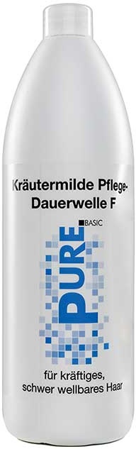 PURE Kräutermilde Pflege-Dauerwelle F für kräftiges, schwer wellbares Haar (1000 ml)