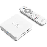 Homatics Box R Lite Android TV Mediaplayer Weiß 4K UHD, 5GHz WiFi, Bluetooth, Sprachfernbedienung)