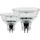EGLO LED-Reflektorlampe MR16 2,8 W GU5.3 warmweiß 2 St.
