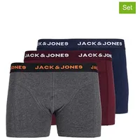 Jack & Jones 3er-Set: Boxershorts in Dunkelblau - XL