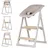 Chipolino Quatro 4in1 Beige inkl. Babywippe/Lernturm/Kinderstuhl/Tablett/Fußstütze