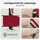CASARIA Ibiza Sonnenliege 190 x 60 x 0 cm Rot