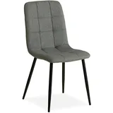 Homestyle4u Esszimmerstuhl in Grau 2217
