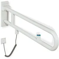 Hewi Wandstützgriff 801 E-Stützklappgriff 850 mm rubinrot