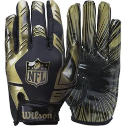 American Football Handschuh NFL - Stretch Fit schwarz/goldfarben EINHEITSGRÖSSE