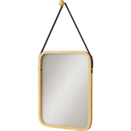 Vicco Spiegel Mirno, Bambus, 34 x 41.5 cm mit verstellbarem Gurt,