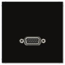 Jung Multimedia-Einsatz VGA (schwarz)