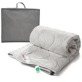 Sympathica Steppbett Feine Wildseide, Größe: ca. 135cm x 200cm + GRATIS Tragetasche