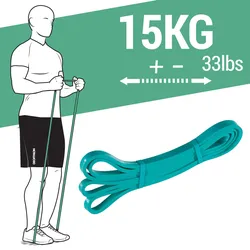 Fitness Band, Trainingsband Crosstraining 15 kg, blau, EINHEITSGRÖSSE