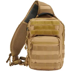 Mini Bag BRANDIT "Brandit Accessoires US Cooper Shoulder Bag", Damen, Gr. one size, braun (camel), Polyester, unifarben, Taschen