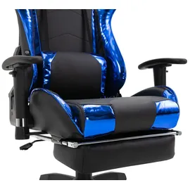 CLP Turbo XL Kunstleder schwarz/glanz blau