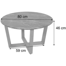 MCW MCW-M61 Braun Sheesham 46 x 80 x 80 cm