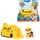 Paw Patrol Baustellen-Fahrzeug mit Rubble-Figur 20 cm - gelb/schwarz