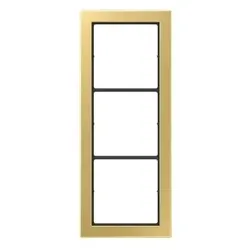 Jung FDME2983C Rahmen, 3fach, FLAT DESIGN, Messing classic