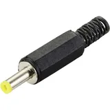 TRU Components Niedervolt-Steckverbinder Stecker, gerade 4.0 mm 1.7 mm 1 St.