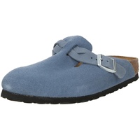 Birkenstock Boston Braided Damen Clogs in blau Größe 41 - Hellblau -