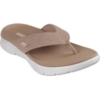Skechers Damen On-the-Go Walk Flex Sandal - Splendor Flip Flop, Hellbraun, 6 - 36 EU