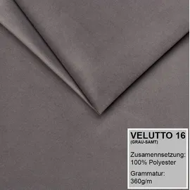 A&J MöbelLand LUMO-OM 90 x 200 cm Grau