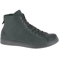 Andrea Conti Damen High Top Sneaker, Bottle/schwarz, 36 EU